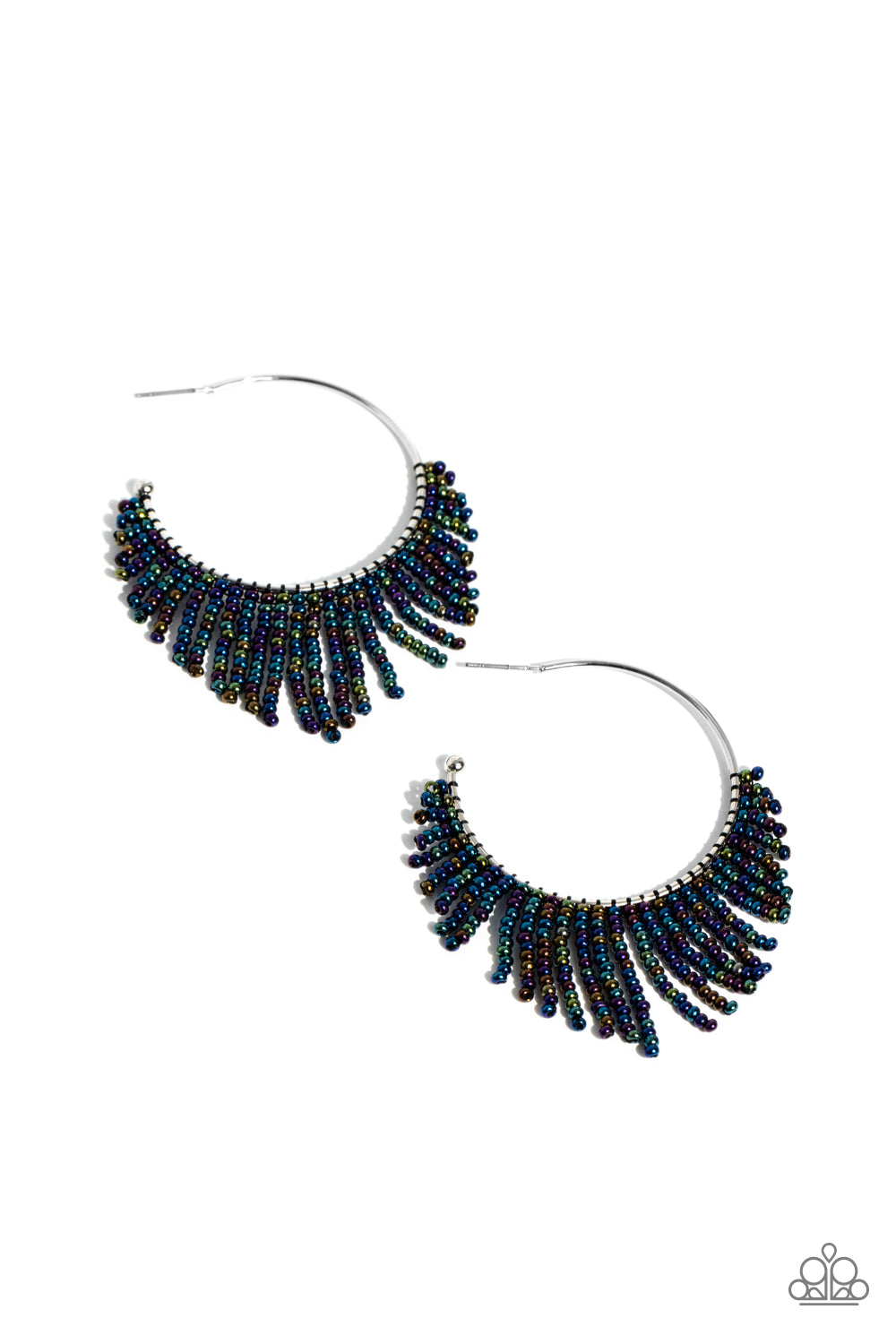 Tailored Tassel - Multi Hoop Earrings