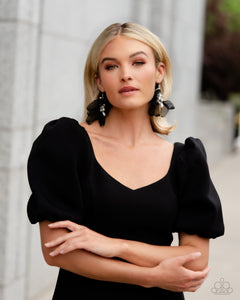 Cosmopolitan Charisma - Black Earrings