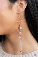 Load image into Gallery viewer, Gardening Gesture - Orange Earrings