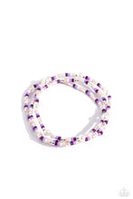 Load image into Gallery viewer, Colorblock Cache - Purple Bracelets