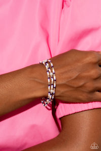 Colorblock Cache - Purple Bracelets