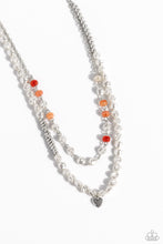 Load image into Gallery viewer, Pearl Pact - Orange Necklace