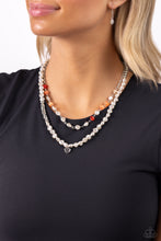 Load image into Gallery viewer, Pearl Pact - Orange Necklace