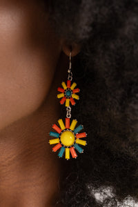 SUN Wild - Yellow Earrings