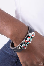 Load image into Gallery viewer, Social Sashay - Black Adjustable Snap Closure Bracelet