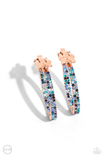 Load image into Gallery viewer, Outstanding Ombre - Copper Clip-On Hoop Earrings