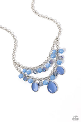 Dewy Disposition - Blue Necklace