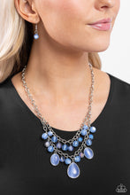 Load image into Gallery viewer, Dewy Disposition - Blue Necklace