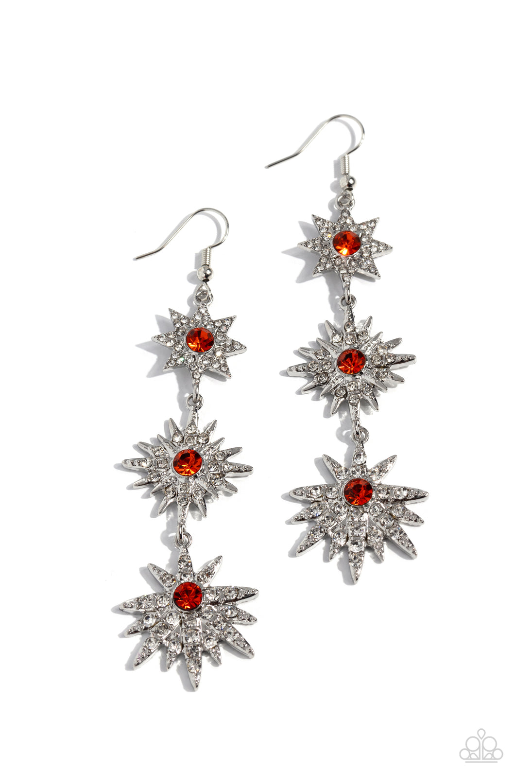 Stellar Series - Orange Earrings