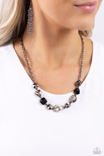 Load image into Gallery viewer, Emphatic Edge - Black Gunmetal Necklace