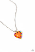 Load image into Gallery viewer, Romantic Ragtime - Orange Necklace