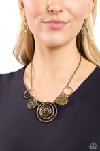 Load image into Gallery viewer, Mysterious Masterpiece - Brass Necklace