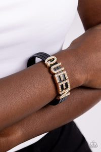 Queen of My Life - Gold Magnetic Closure Bracelet