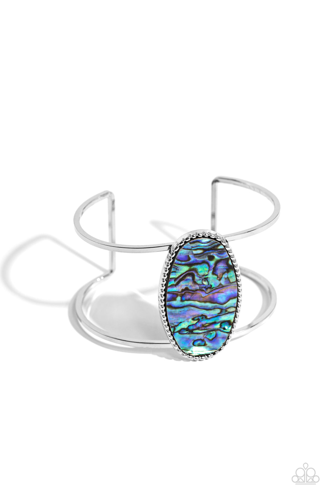 Enigmatic Energy - Blue Cuff Bracelet