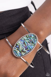 Enigmatic Energy - Blue Cuff Bracelet