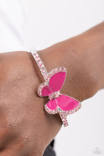 Load image into Gallery viewer, Particularly Painted - Pink Cuff Bracelet