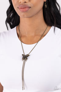 Adjustable Acclaim - Brass Necklace