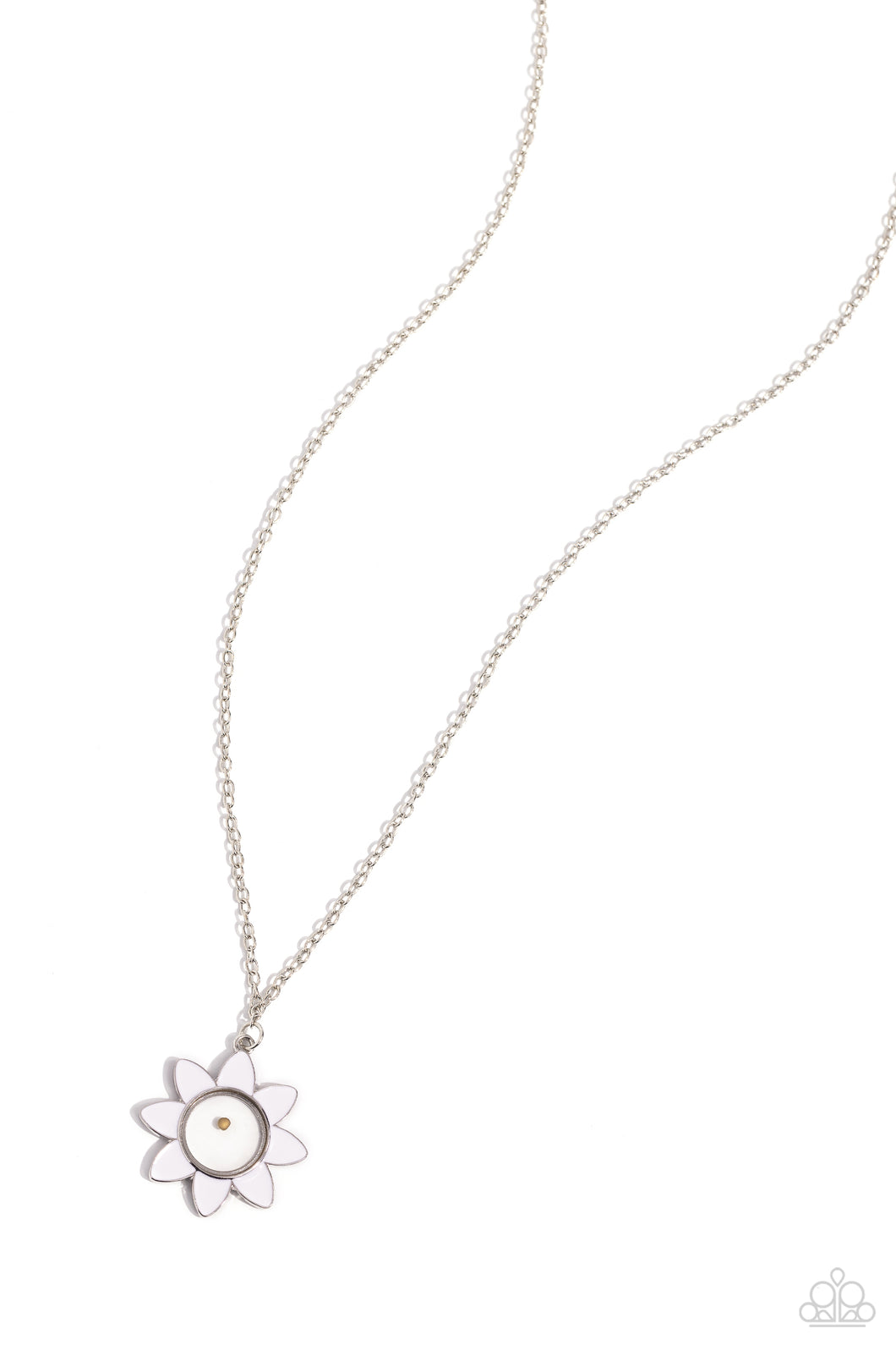 Petals of Inspiration - White Necklace