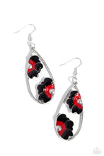 Load image into Gallery viewer, Airily Abloom - Black Earrings