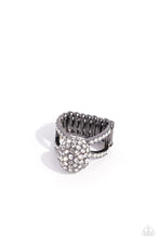 Load image into Gallery viewer, Polished Pageant - Black Gunmetal Ring