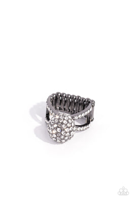 Polished Pageant - Black Gunmetal Ring