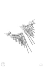 Load image into Gallery viewer, Tapered Tease - White Ear Crawler Earrings