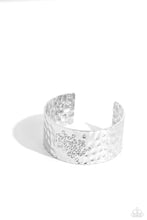 Load image into Gallery viewer, Speckled Sparkle - White Cuff Bracelet