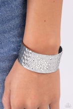 Load image into Gallery viewer, Speckled Sparkle - White Cuff Bracelet