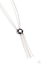 Load image into Gallery viewer, I Pinky SQUARE - Black Necklace