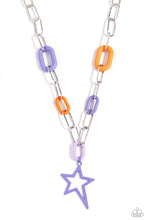 Load image into Gallery viewer, Stargazing Show - Purple Necklace