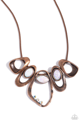 Gleaming Gala - Copper Necklace