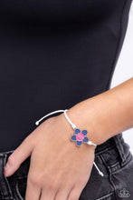 Load image into Gallery viewer, Choose Cheer - Blue Sliding Knot Bracelet