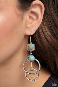 Interlocked Influence - Brown Earrings