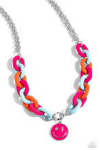 Load image into Gallery viewer, Speed SMILE - Pink Necklace