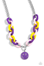 Load image into Gallery viewer, Speed SMILE - Purple Necklace