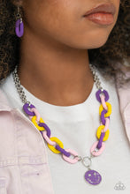 Load image into Gallery viewer, Speed SMILE - Purple Necklace