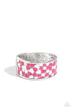 Load image into Gallery viewer, Penchant for Patterns - Pink Hinged Bracelet