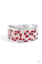 Load image into Gallery viewer, Penchant for Patterns - Red Hinged Bracelet