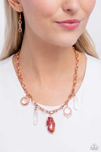 Load image into Gallery viewer, Geode Glam - Copper Necklace