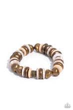 Load image into Gallery viewer, Harmoniously High-End - Brass Stretchy Bracelet