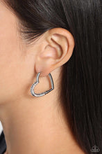 Load image into Gallery viewer, Be Mine, Valentine? - Multi Hinge Hoop Earrings