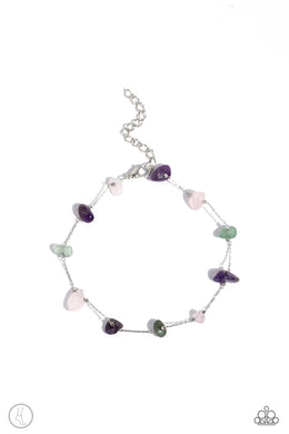 Gemstone Grace - Green Anklet