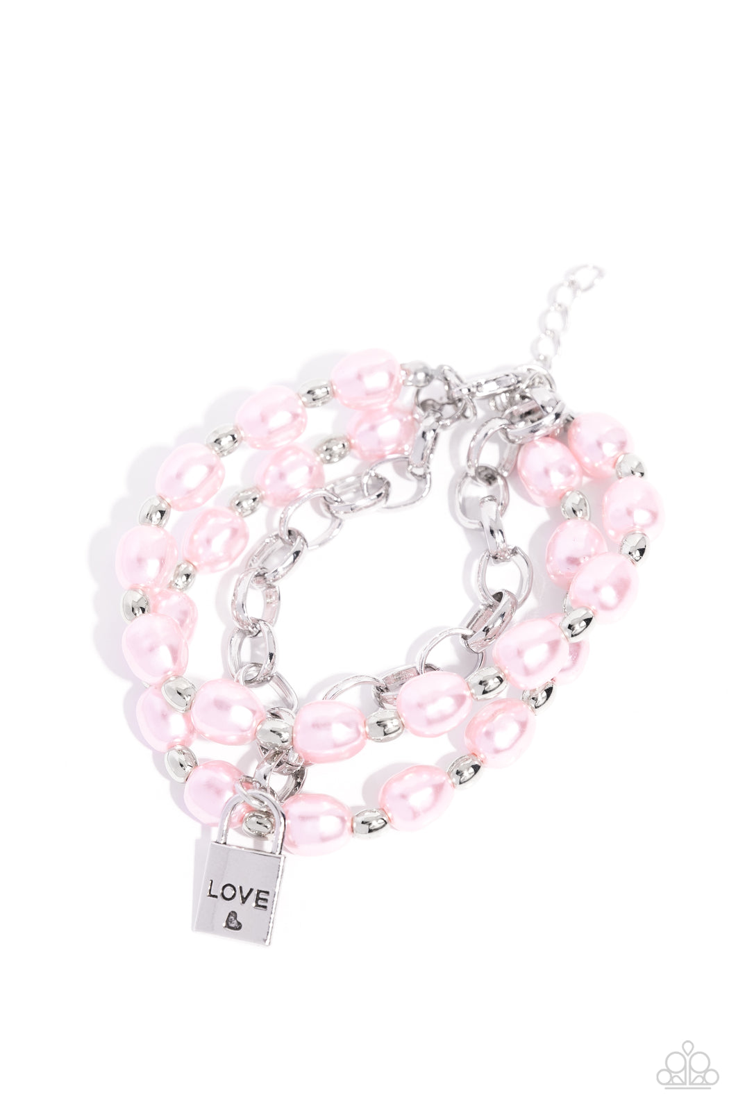 LOVE-Locked Legacy - Pink Bracelet