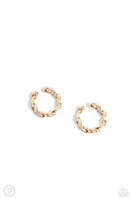 Hey, Hot CUFF! - Gold Cuff Earrings