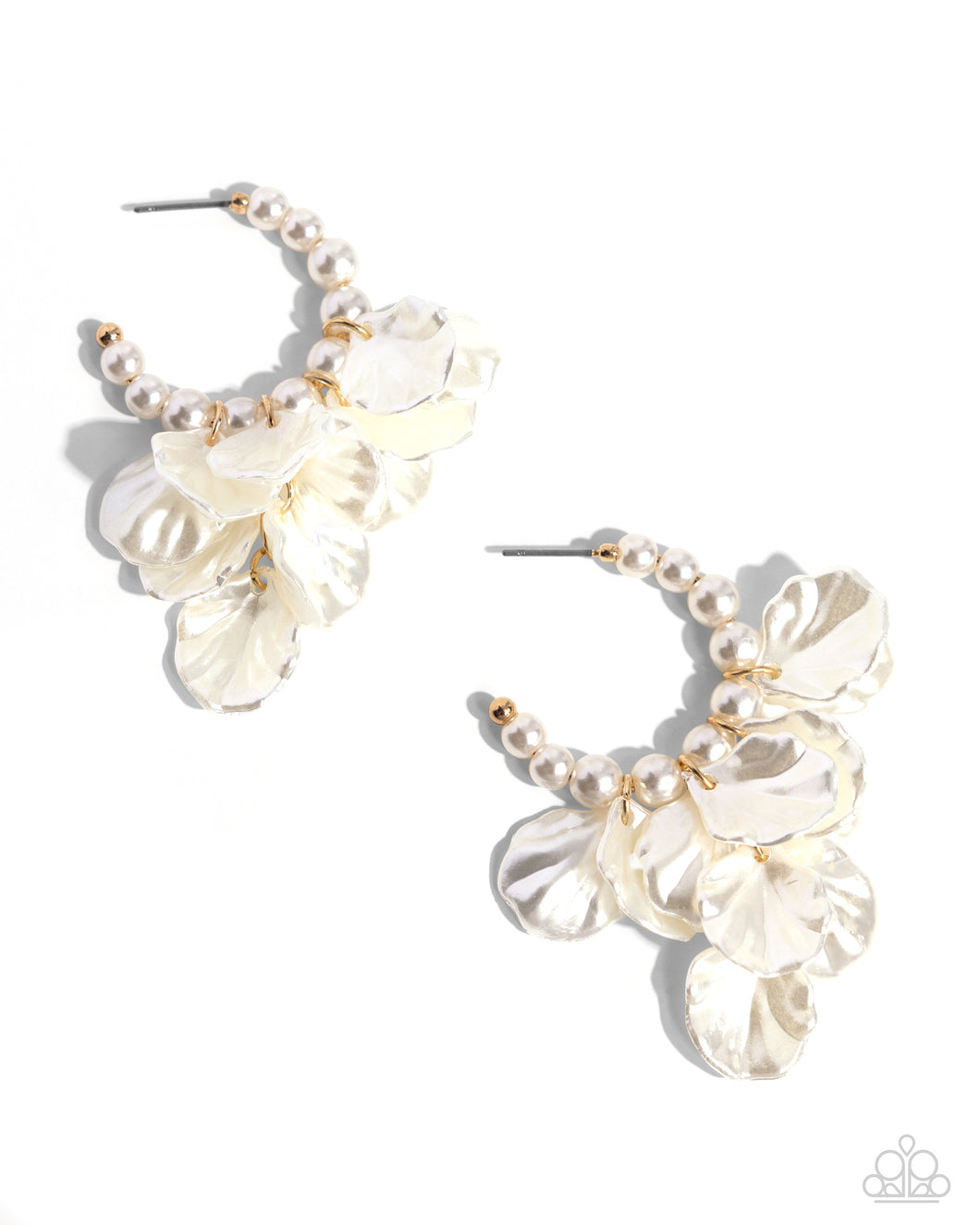 Frilly Feature - Gold Hoop Earrings