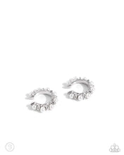 Load image into Gallery viewer, Bubbly Basic - White Cuff Earrings