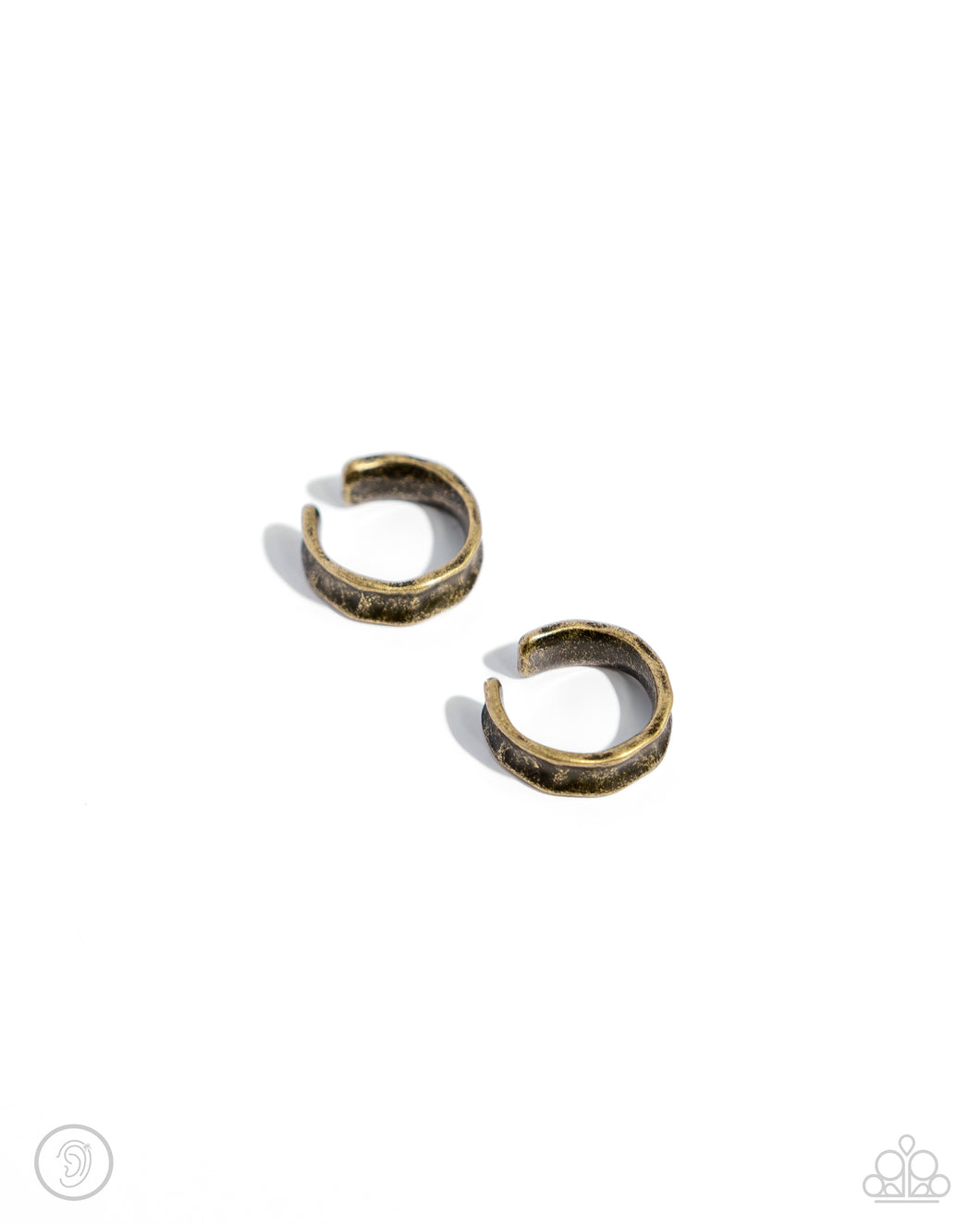 CUFF Call - Brass Cuff Earrings