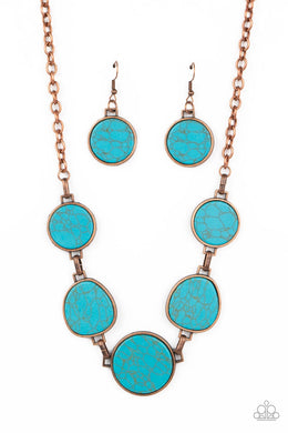 Santa Fe Flats - Copper Necklace