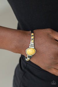 Spirit Guide - Yellow Cuff Bracelet