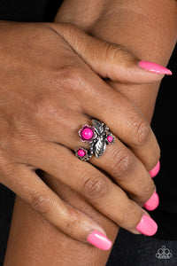 Wonderland Wildflower - Pink Dainty Ring